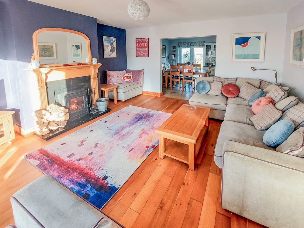 View of living room of Sea Haven Dunfanaghy